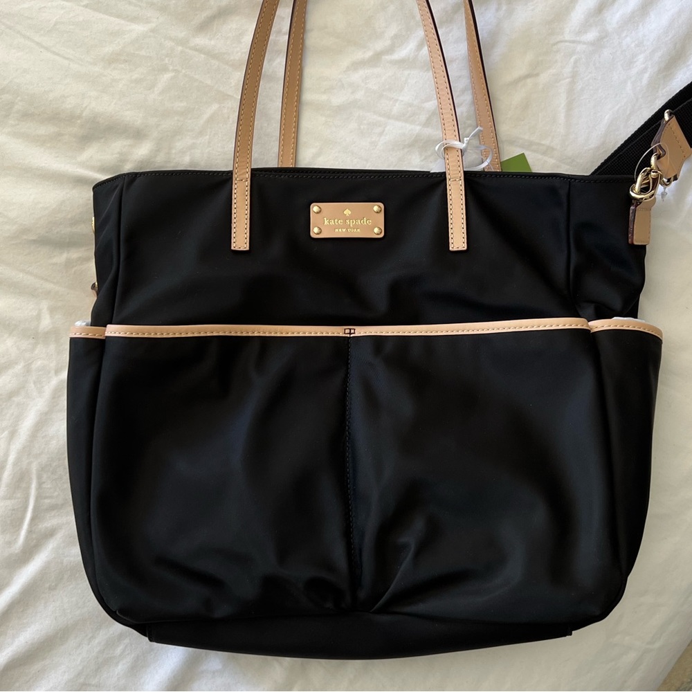 Kate Spade Baby Diaper Bag, Black, NWT